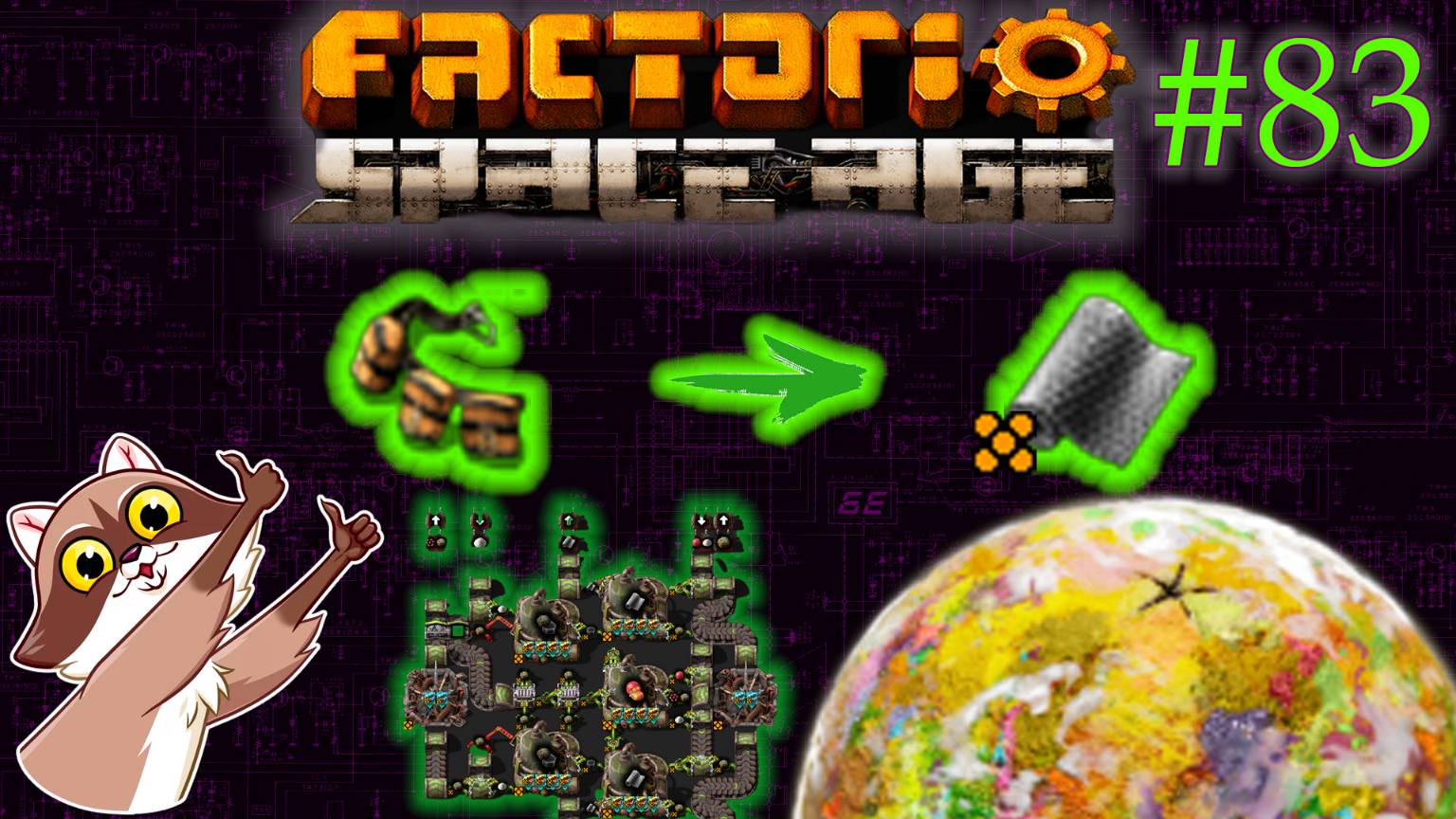 Factorio Space Age #83 - Легендарное углеволокно. (Прохождение)