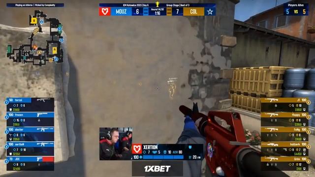 Complexity vs. MOUZ - Map 1 [Inferno] - IEM Katowice 2023 - Lower bracket