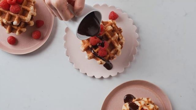 Crispy Almond Milk Waffles