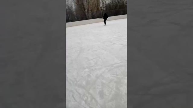 я на катке