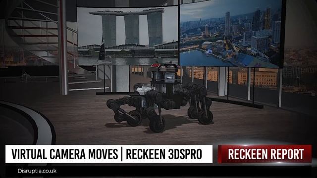 Reckeen 3DSPro | Virtual Camera moves in Augmented Set