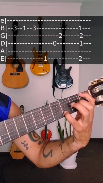 учимся играть на гитаре.