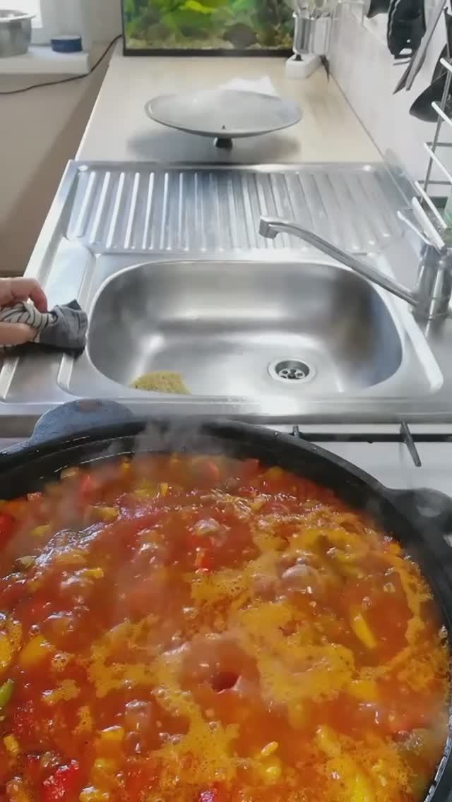 Лечо. Любимое овощное блюдо.