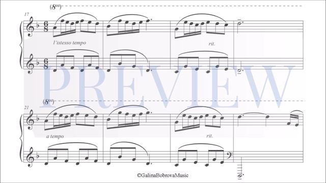 Galina Bobrova «Ophelia's loneliness» for piano (English Suite 2 of 4)