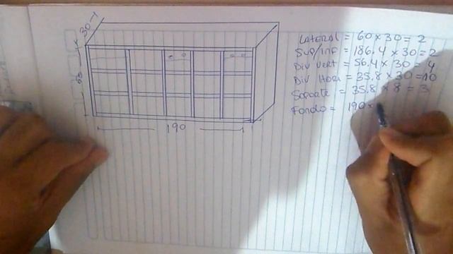 CALCULAR MEDIDA PARA PUERTAS DE MUEBLES