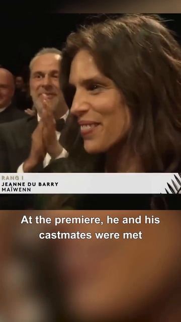 Johnny Depp CRIES at Jeanne du Barry response at Cannes Film Festival 😭 #shorts