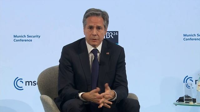 Secretary Blinken in a moderated discussion with German Foreign Minister Annalena Baerbock
