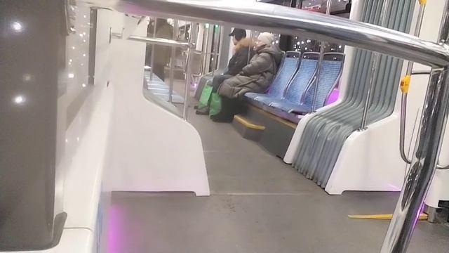 Поездка На Новогоднем Трамвае №2 №31316 (Курский Вокзал–3-ая Владимирская Улица) Москва 08.02.2025