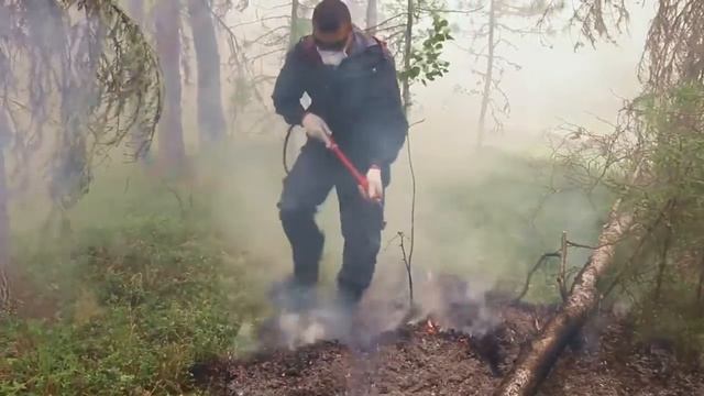 Как борются с пожарами в ХМАО