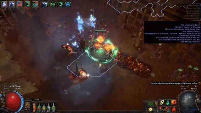 3.8 poe  necromencer  ---------- hydra,chimera