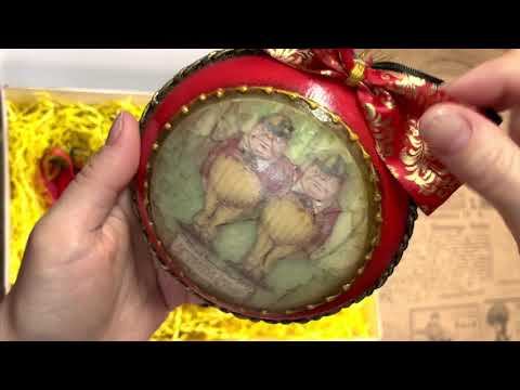 Handmade Набор елочных украшений "Алиса в стране чудес"