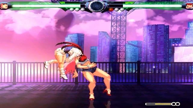 Poison vs Shermie | MUGEN