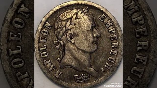 1/2 Francs 1810B Napoléon frensch,coin value and price rare.