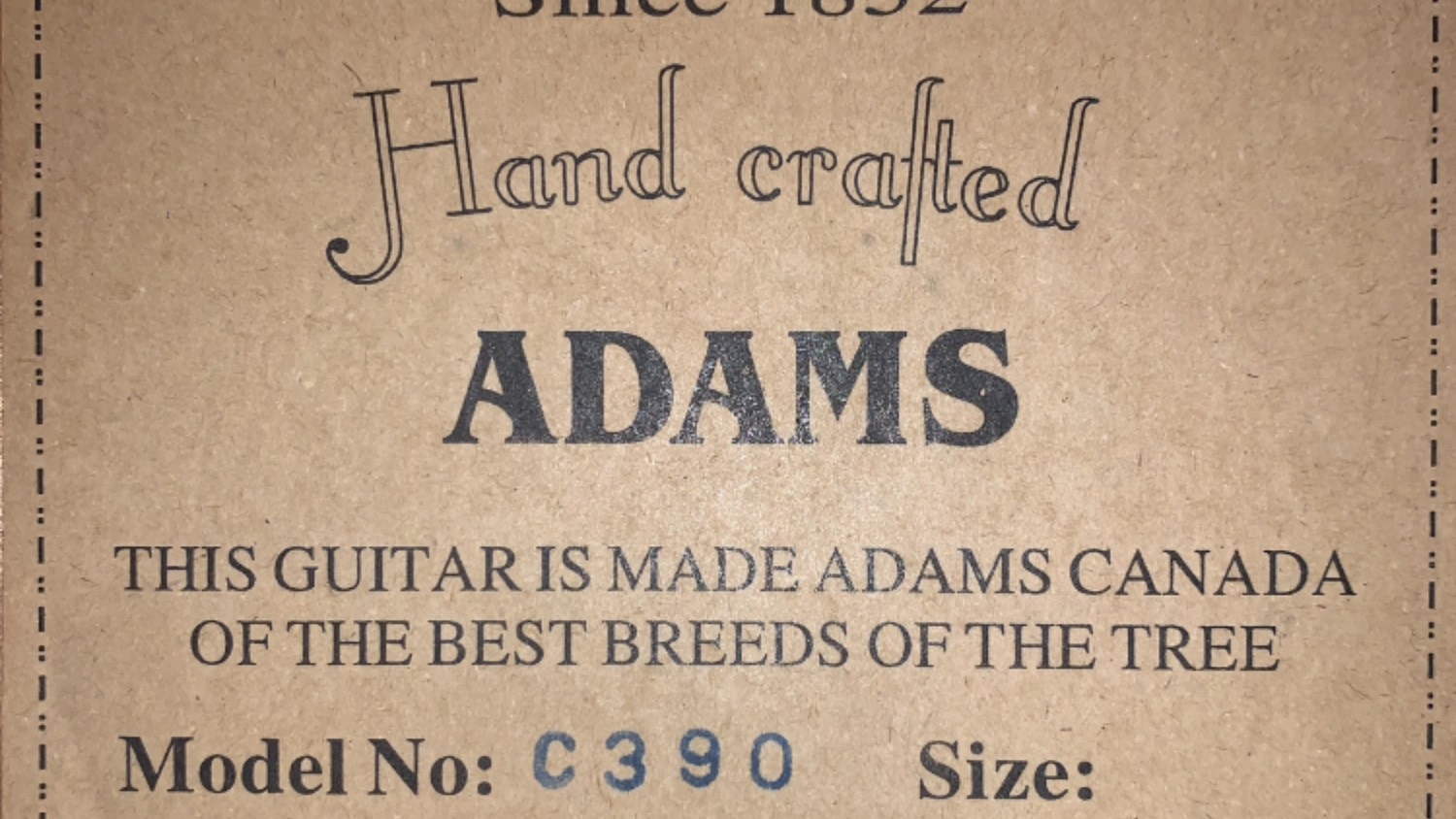 Гитара Adams С-390 - Ты у меня одна ( Ю. Визбор )