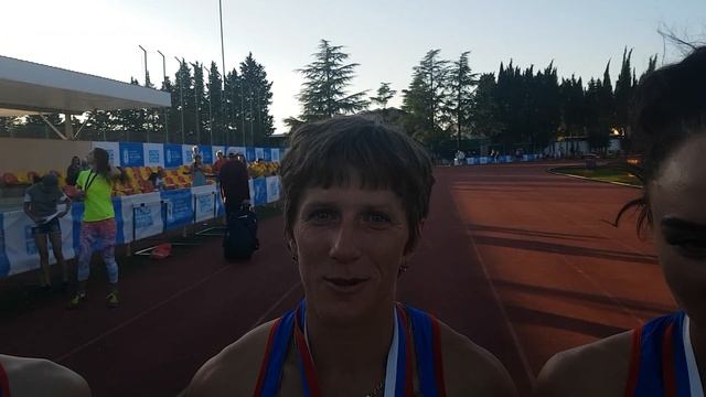 Команда Иркутской области - чемпионки России в эстафетном беге 400х300х200х100 м
