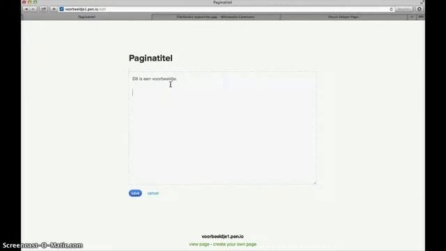 Handleiding Pen.io