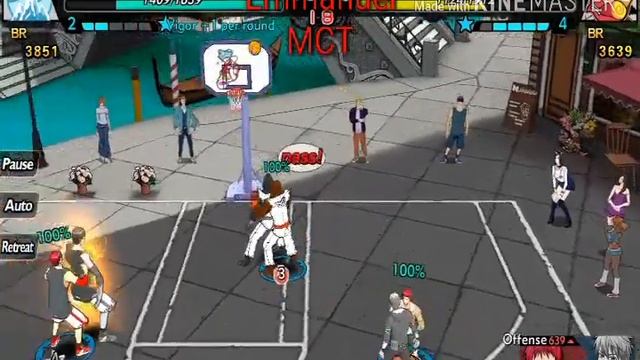 Streetball hero Taiga and Akashi VS kagami and Kuroko