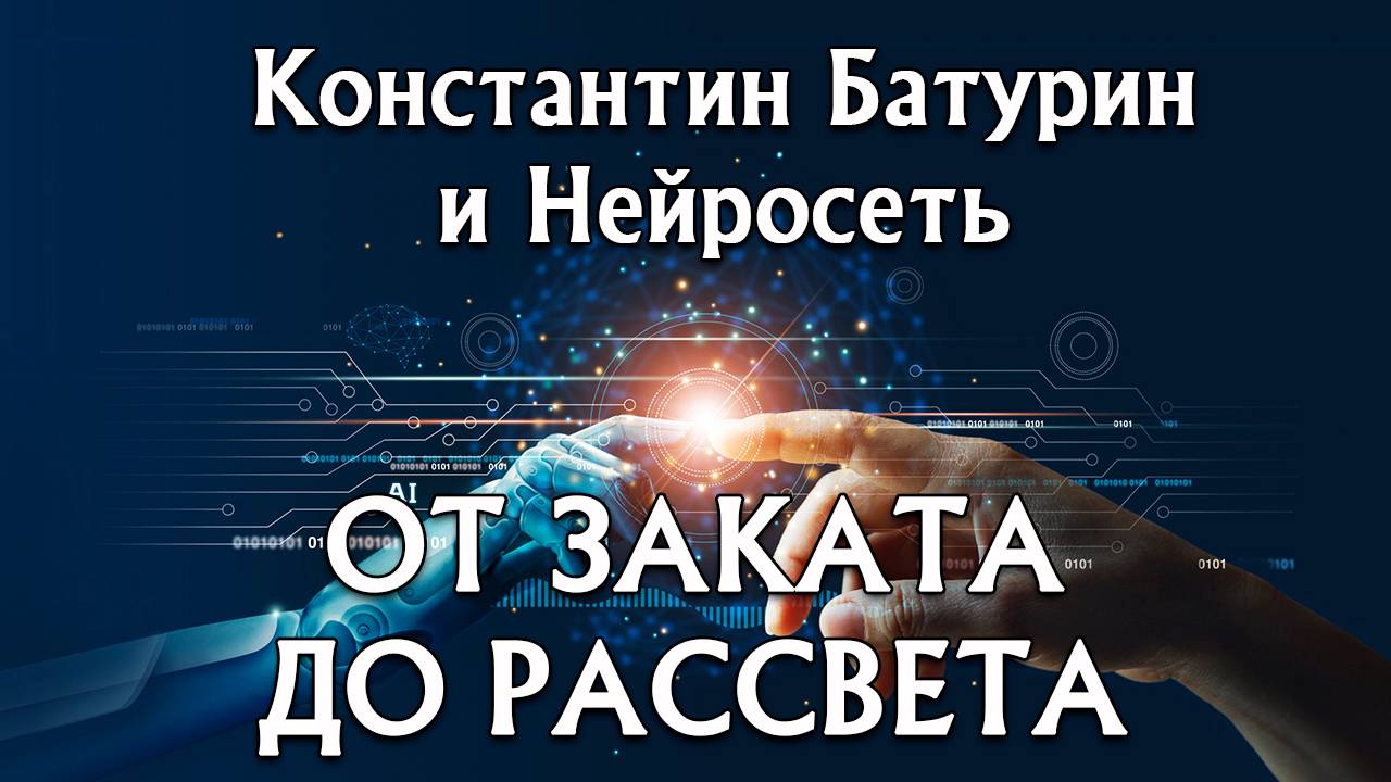 ОТ ЗАКАТА ДО РАССВЕТА - Константин Батурин и Нейросеть