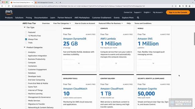 9.2 Create an AWS account