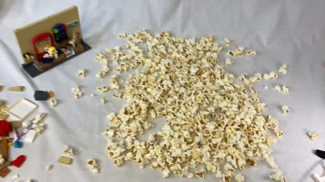 I dumped POPCORN on my LEGO Movie Theater...