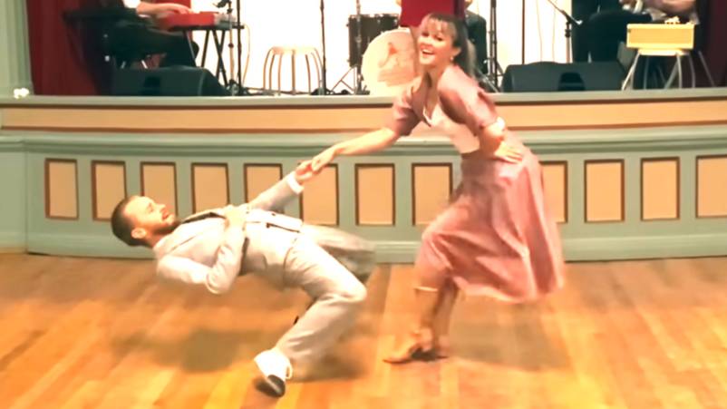 BOOGIE WOOGIE Dance Improv by Sondre  Tanya. Танцы