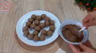 SADECE 3 MALZEME❗️10 Dakikada İnanılmaz LEZZETLİ İkramlık Çikolata Topları👍🏻