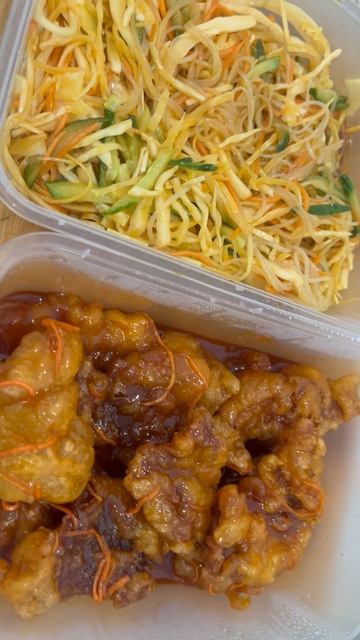 Салат Харбин и мясо Гобаджоу