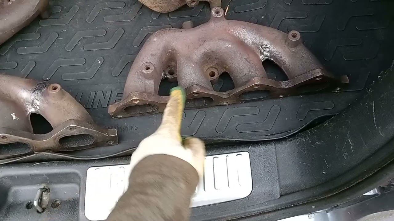 коллектор выпускной td04 MN156194 1555A223 mitsubishi outlander turbo