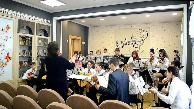 Оркестр народних інструментів. Унп «Дощик»