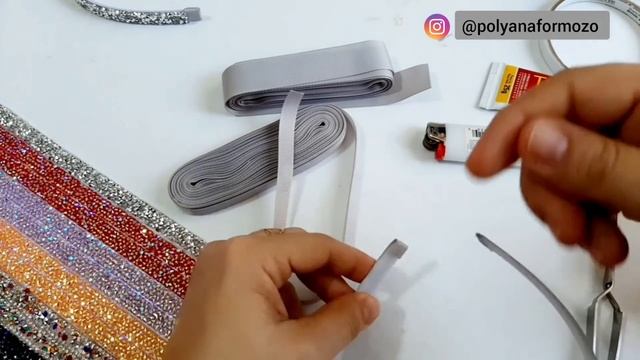 Tiara 2 em 1 Com Manta Cascalho - NÃO perca essa aula com Polyana Formozo