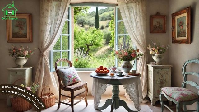 Французский стиль интерьера с нотками весны (5) фото для вдохновения