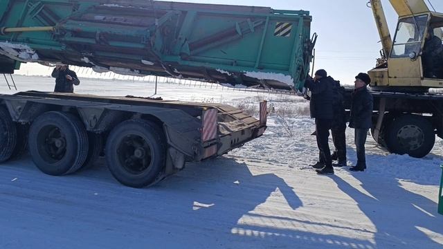 Отгрузка комбайн Добрыня-1500М экспресс-обзор от Андрея Абросимова