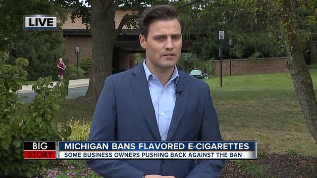 Michigan becomes first state to ban flavored e-cigarettes today