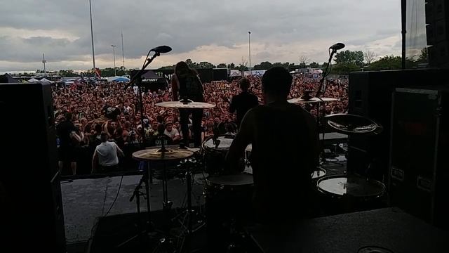 Wage War | Alive | HD Drum Cam | Van's Warped Tour Chicago 2018 SOLD OUT