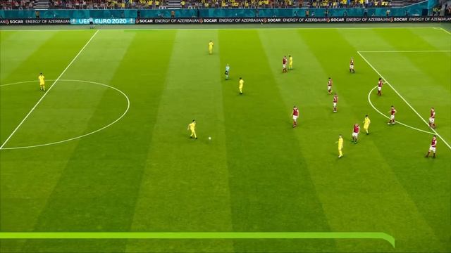 UEFA EURO 2020. Ukraine - Austria. eFootball PES2021