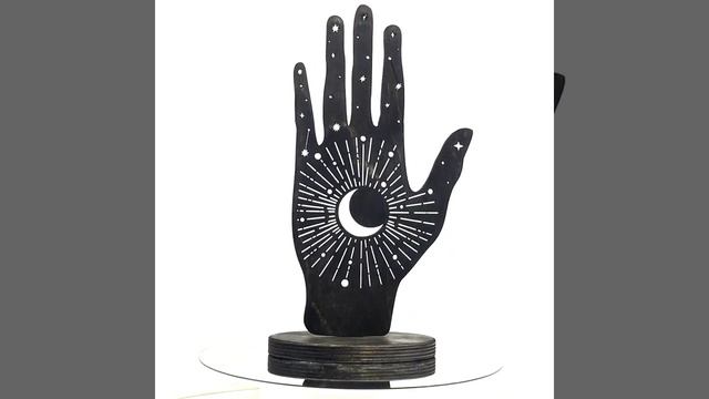 Декор настольный Astronomical Palm из дерева