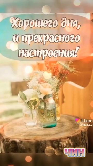 Доброе утро! Хорошего дня!