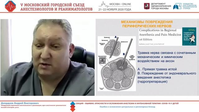 Осложнения центральных и регионарных блокад Диордиев АВ 2020