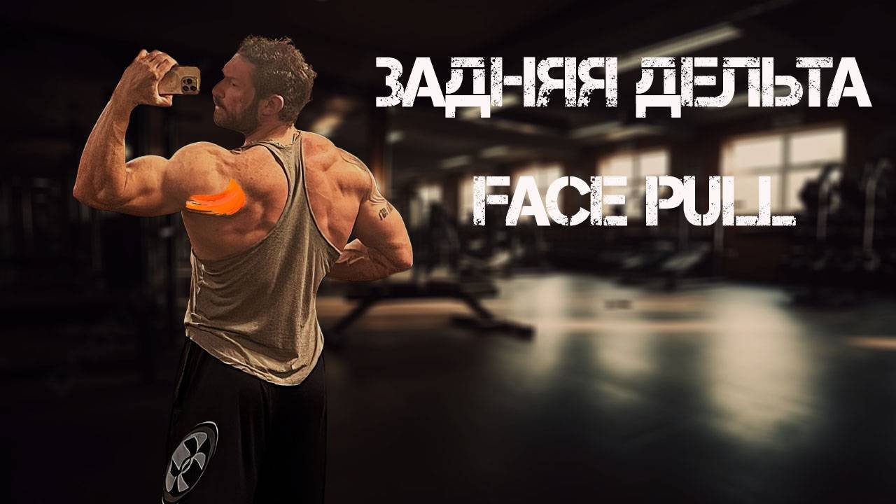 Facepull. Тяга к лицу для задней дельты