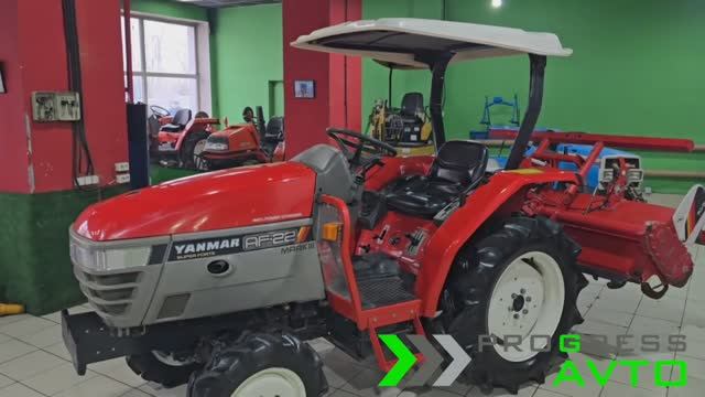 Минитрактор Yanmar AF-22 - японский трактор мощностью 22 л.с. с почвофрезой