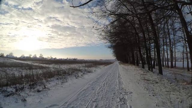 2016-01-08 13:35 Чуднів Тетерів танк прогулянка взимку / Chudniv small Ukrainian town winter walk