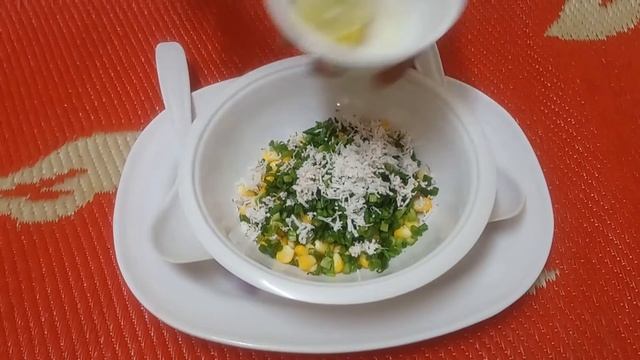Corn Spinach Salad | Healthy Salad For Weight Loss | 5 Ingredients Quick Salad