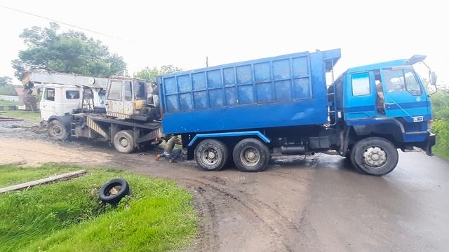 Не правильно подготовлен заезд на участок, результат.