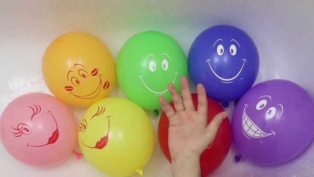 Развивающее видео Сборник 4 Для детей Учим цвета Лопаем воздушные Шарики с водой Поем песенку