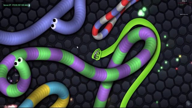Slither.io - Small Troll Vs Giant Snakes - Slitherio Epic Plays