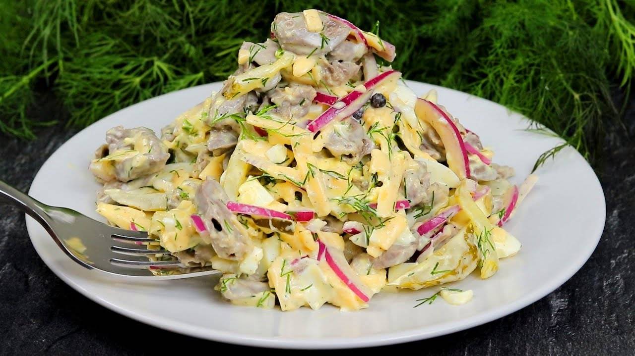 Попробовал НОВЫЙ Салат "Зимнее Сердце" Уж очень Он Вкусный! На Праздник, то что нужно!!!