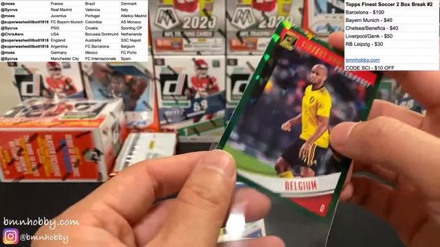 Donruss Soccer 2018/19 Blasters Break 10/17