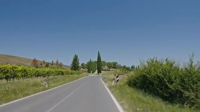 Из Монтальчино в Сиену, Тоскану ｜ Живописная поездка в Италию 4K