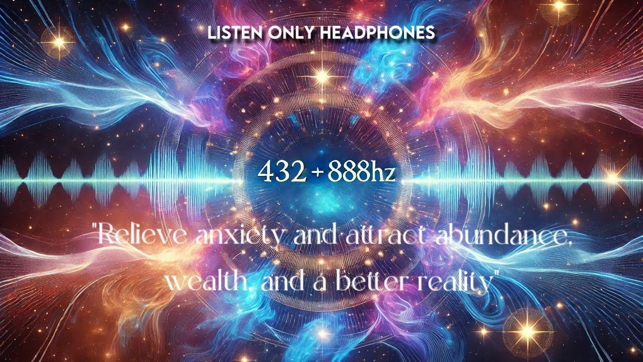 432Hz + 888Hz: Unlock Abundance & Inner Peace | Powerful Frequency for Wealth & Harmony