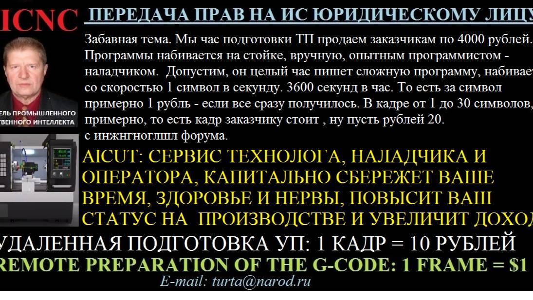 AICUT сервис наладчика СЧПУ